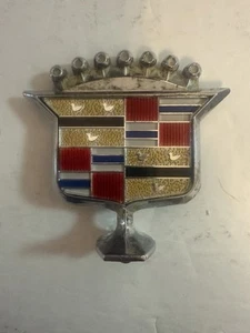 Vintage Cadillac Car Hood Emblem - Picture 1 of 5