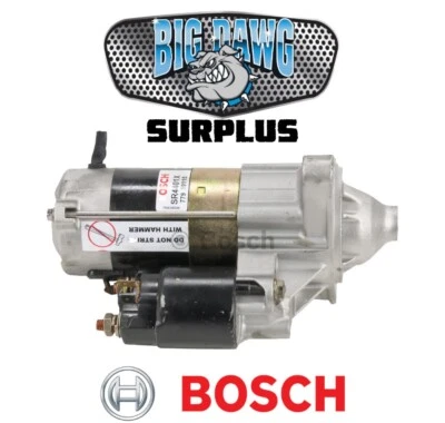 Bosch Starter Motor SR4401X 90-93 Geo Storm & Isuzu Impulse Isuzu Stylus 1.6L - Image 1 of 4