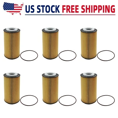 6×  Oil Filter Element 2234788 2234788PE For PETERBILT 567 579 587 Truck - Изображение 1 из 4