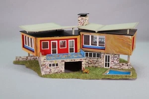 ZW364 FALLER B271 train Ho 1/87 Maquette montée Villa du Tessin - Imagen 1 de 6