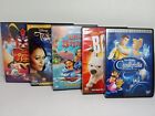 Disney DVD Movie Lot of 5 Cinderella Lilo & Stitch Aladdin Bolt Twitches Too