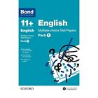 Bond 11 And  English Multiple Choice Test Papers Pack 1   Paperback New Sarah Lin