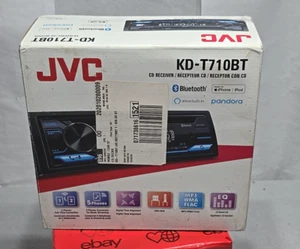 JVC KD-T710BT Bluetooth Android iPhone Alexa MP3 CD Player Pandora AM FM USB Aux - Picture 1 of 15