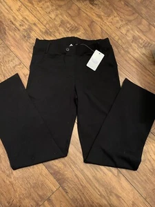 Yogipace Yoga Dress Pants Size SMALL Straight Leg Black POCKETS Pull On - Picture 1 of 5