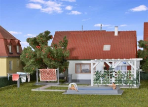 H0 Deko-Set Garten und Terrasse, Modellwelten Bausatz 1:87, Kibri 38148 - Picture 1 of 2