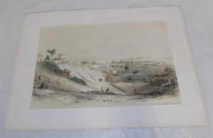 1843 Antique Zinc Tinted Color Print/THEATRE OF SYRACUSE, SICILY - Bild 1 von 1