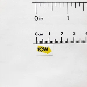 RC 1/10 Scale Tow Stickers Decal For Strap Hook Car Drift Onroad Garage Truck - Picture 1 of 250