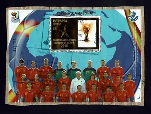 ESPAÑA 2010 ESPAÑA, CAMPEONA DEL MUNDO DE FÚTBOL. Edifil 4608 HB usado - Imagen 1 de 1