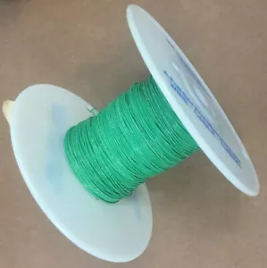 TELEDYNE THERMATICS M16878/4BEB5 FILO RAME PLACCATO ARGENTO 24AWG VERDE - Foto 1 di 3