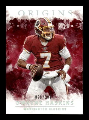 2020 Panini Origins #17 Dwayne Haskins Red #/299 - Image 1 of 2