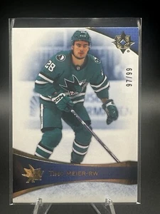 2022-23 Upper Deck Ultimate Collection Blue /99 Timo Meier #3 - Picture 1 of 2