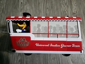 UNIVERSAL 60th STUDIO TOUR TRAM POPCORN BUCKET WOODY WOODPECKER SOUND/LIGHTS UP - Picture 1 of 10