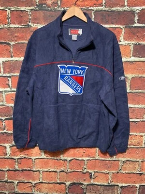 Chaqueta polar con bolsillos para hombre Reebok New York Rangers Collection NHL Foto 1 de 3