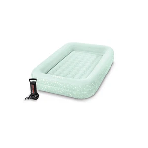 INTEX Kinder Reisebett 66810NP Mint mit Pumpe & Tragetasche aufblasbar ab 3 J. - Bild 1 von 5