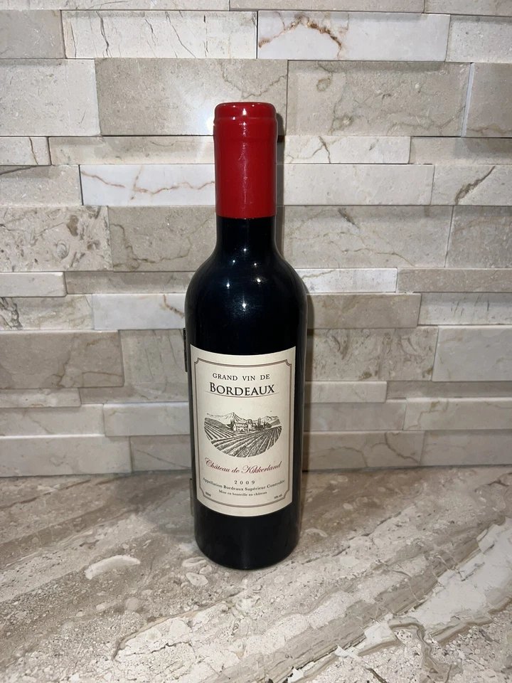 Juego de 3 fundas para botellas de vino de imitación Foto 1 de 4