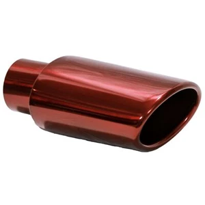 Punta di scarico in acciaio inox Mach-Speed taglio inclinato bordo laminato polvere - Foto 1 di 1