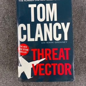 Threat Vector Tom Clancy 2012 1st AU Printing Hardcover DJ Jack Ryan Thriller - Picture 1 of 13