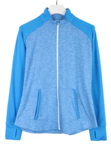 FootJoy Sudadera Mujer GB 14 Cremallera Completa SPORTS Bolsillos Thumb Agujeros - Imagen 1 de 9