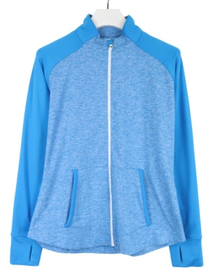 FootJoy Sudadera Mujer GB 14 Cremallera Completa SPORTS Bolsillos Thumb Agujeros - Imagen 1 de 4