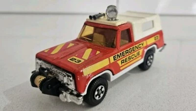 Vintage 1978 Matchbox Lesney Plymouth Trail Buster K65 Fire Emergency Rescue - Image 1 of 4