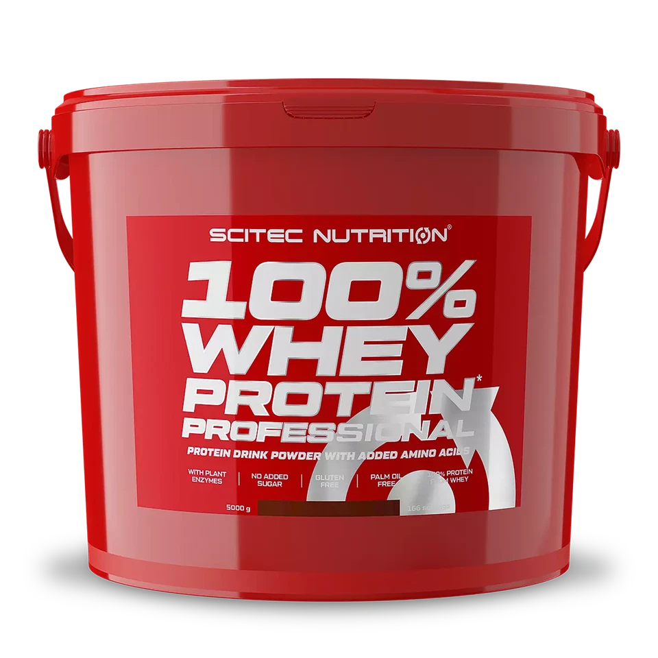 Scitec Nutrition 100% Whey Protein Professional 5000 gr 5 kg Proteine del Latte
