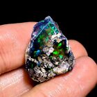 Ethiopian fire opal rough,Natural black opal rough, opal gemstone 18 Ct 22x18 mm