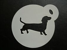 60mm sausage dog design cake, cookie, craft & face painting stencil