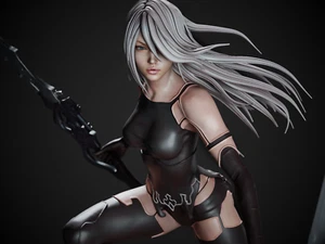 A2 Statue 3D Printed Kit Unpainted/Unassembled - Picture 1 of 9