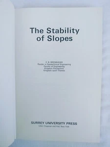 The Stability of Slopes by E. N. Bromhead, Surrey University Press, 1986 - Picture 1 of 13