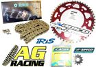 Honda Crf 450R 02-12 Iris 520 Or Chain Apico Front 12T Rear 47T Red Sprocket Set