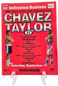 Julio Cesar Chavez vs Meldrick Taylor II Official Boxing Program SEP 1994 - Picture 1 of 3
