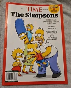 TIME MAGAZINE : THE SIMPSONS - SIMPSON FAMILY ON COVER 2025 - Picture 1 of 2
