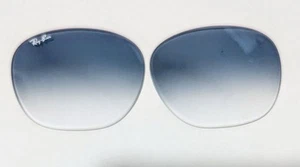 Lentes de repuesto Ray-Ban RB2298 Hawkeye azul degradado 52 mm - Imagen 1 de 2