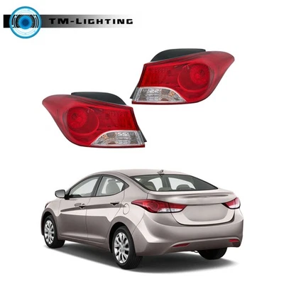 Conjunto de luz trasera exterior halógena lateral derecha+derecha para Hyundai Elantra 2011 2012 2013 Foto 1 de 4