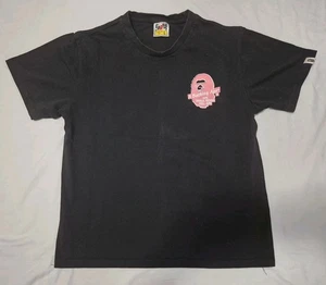 A Bathing Ape Bape Black Ape Head Tee T-Shirt Youth Large - Picture 1 of 8