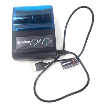 Mini Thermal 2" Receipt Printer Wireless Bluetooth Inkless Rechargable Label - Image 1 of 4