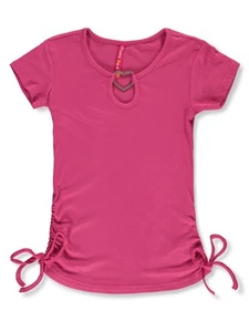 Cute 4 U Girls' Gem Heart Top Color: aubum Size: 7 - 8 - Picture 1 of 8