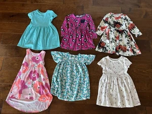 Little Girl Size 5T Dresses Lot/ Bundle Of 5 - Picture 1 of 13