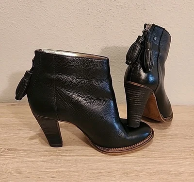 Ted Baker Ercana Cuero Negro Botines Para Mujer Talla 6 Espalda Tobillo Cremallera Foto 1 de 4