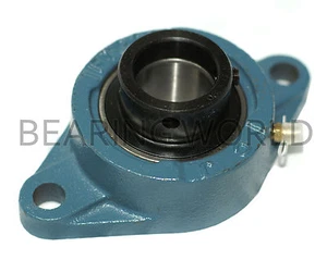 HCFT206-20 High Quality1-1/4" Eccentric Locking Collar 2-Bolt Flange Bearing - Picture 1 of 1