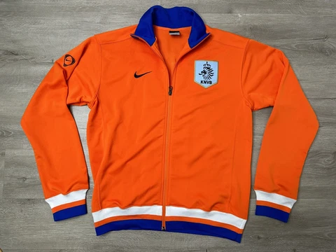 Netherlands Football Training Track Top Soccer Jacket Nike Men's Size L Cover