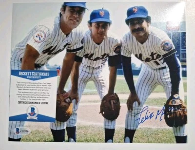 Felix Millan Autographed Signed 8x10 Beckett Coa #Z10936 - Image 1 of 2