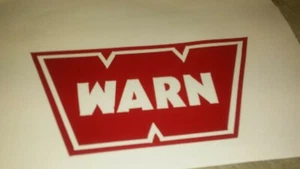 2color sticker for WARN 5inch for jeep Cherokee xj dodge ford tires winch yj - Picture 1 of 11
