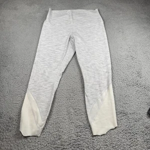 Lululemon Wunder Under Scalloped Hem High-Rise Crop Women 28" Gray - Picture 1 of 6