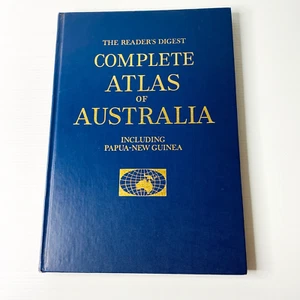 Reader's Digest Complete Atlas of Australia with Poster Vintage 1968 Maps HB - Picture 1 of 14