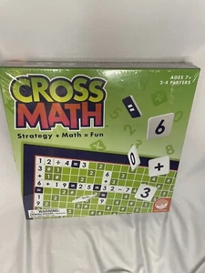 New - MindWare CrossMath - Ages 7+ | 2-4 players Math Game Educational School - Picture 1 of 5