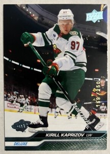 2023-24 Upper Deck Series 1 Kirill Kaprizov Deluxe SP /250 Wild #88