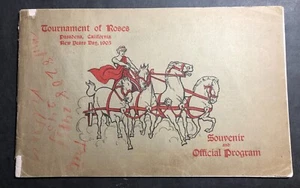1905 Tournament of Roses Souvenir & Official Program Pasadena CA Rose Parade - Picture 1 of 22