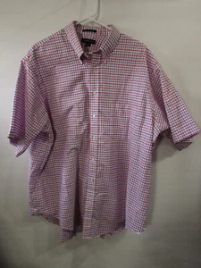 Camisa Oxford original LANDS' END para hombre a cuadros talla 15 - Imagen 1 de 4