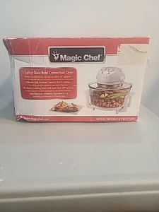 🥙🍗MAGIC CHEF 3-GALLON GLASS BOWL CONVECTION OVEN Complete # EWGC12W3 New - Picture 1 of 4